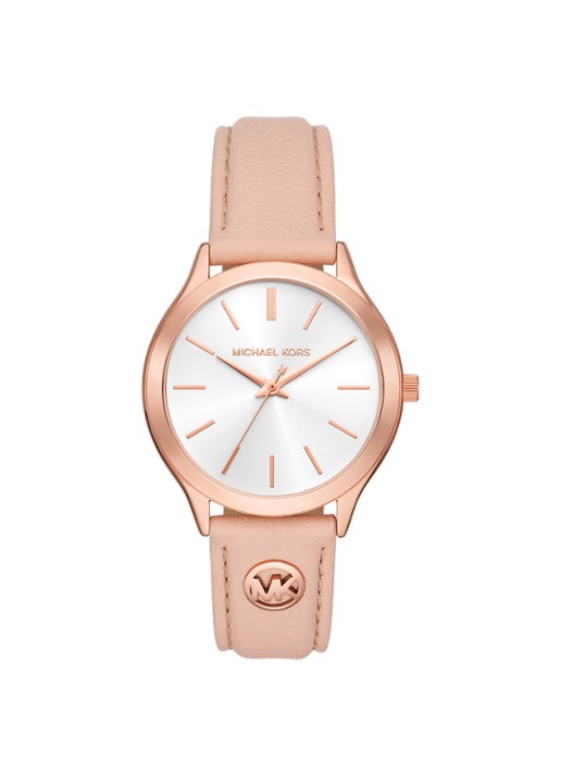Michael Kors Slim Runway horloge MK7545 - voorkant 4 roségoud