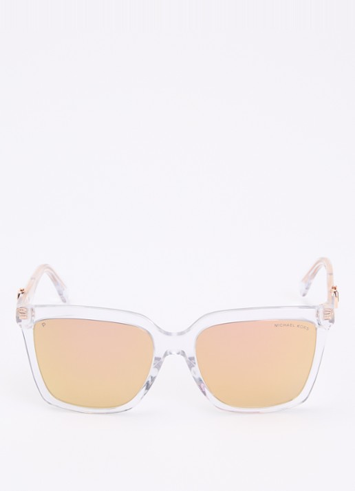 Michael Kors Wayfarer zonnebril MK2256U - detail transparant