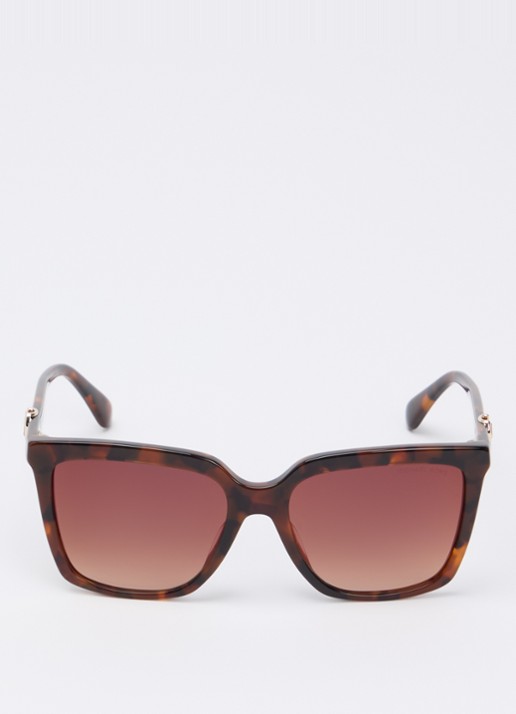Michael Kors Wayfarer zonnebril MK2256U - detail 2 donkerbruin