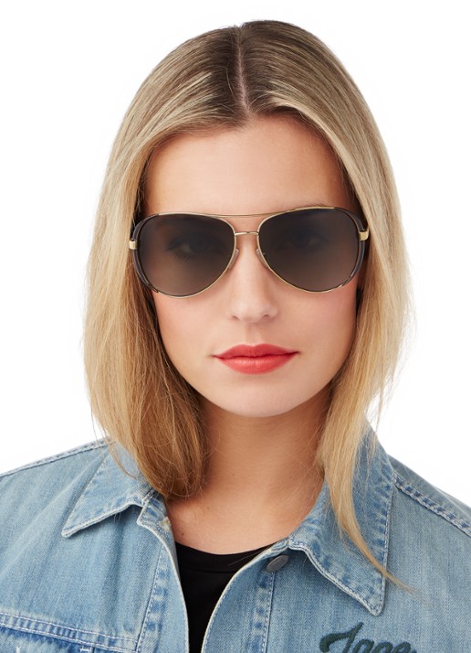 Michael Kors Zonnebril Chelsea MK5004 - voorkant 2 bruin
