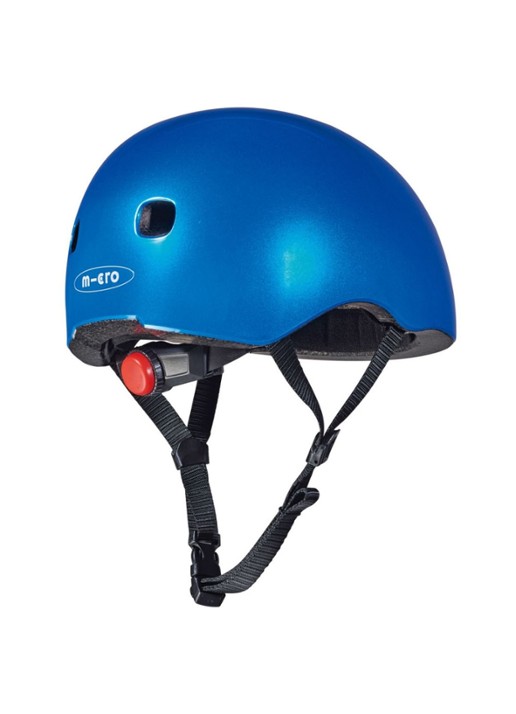 Micro Step Kinderhelm M - detail 3 blauw