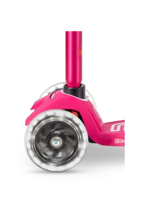 Micro Step Maxi Deluxe step met led wielen - detail 2 roze