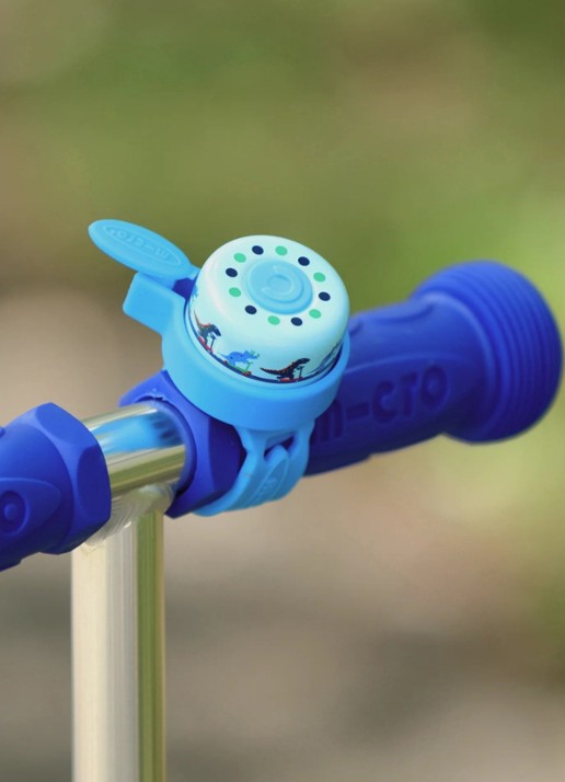 Micro Step Micro Dino bel - voorkant 2 blauw