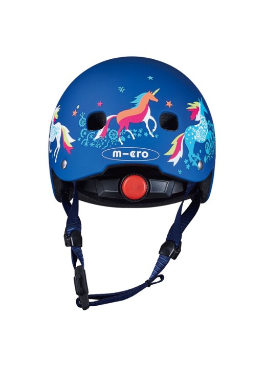 Micro Step Micro Eenhoorn kinderhelm - detail 4 blauw