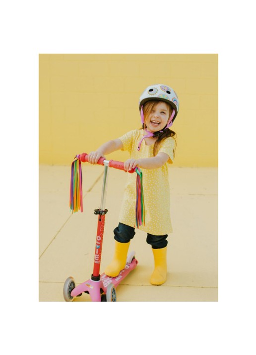 Micro Step Mini Deluxe step - voorkant 6 roze