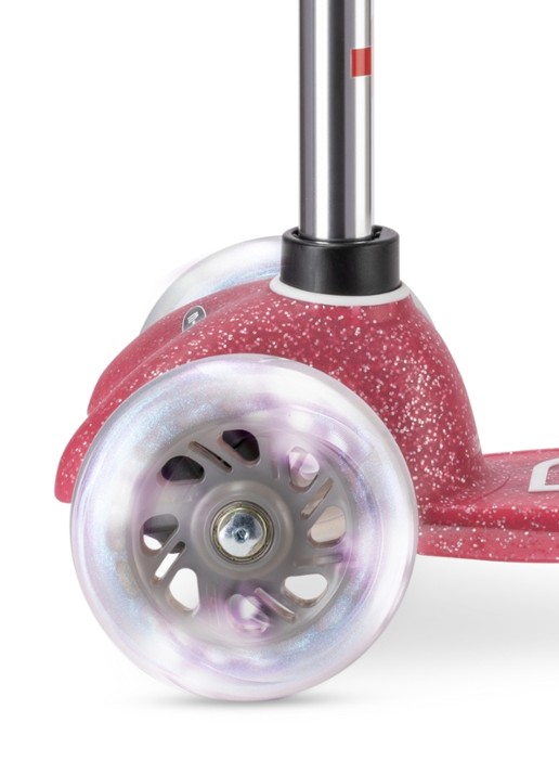 Micro Step Mini Micro Deluxe step met LED-verlichting - detail 5 lichtroze