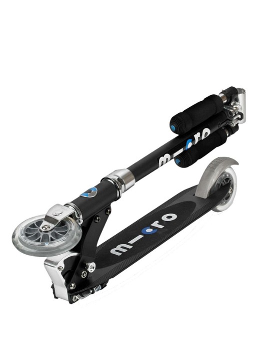 Micro Step Sprite step met LED-verlichting in wielen • Zwart ...