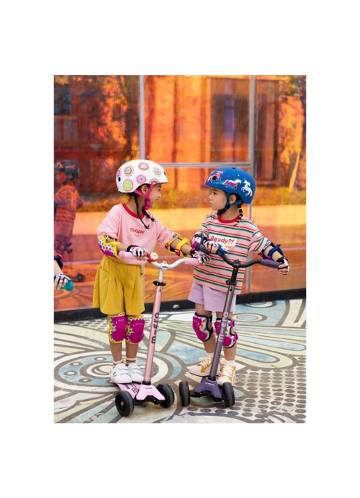 Micro Step Unicorn kinderhelm XS - detail 6 donkerblauw