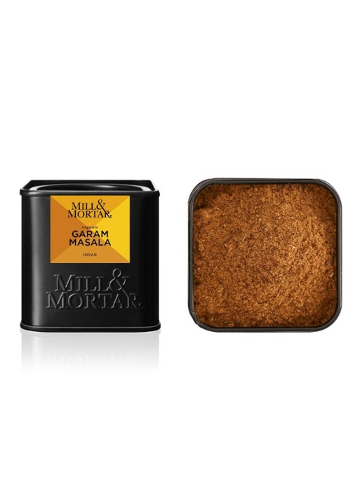 Mill & Mortar Garam Masala kruidenmix 50 gram - voorkant 2 beige