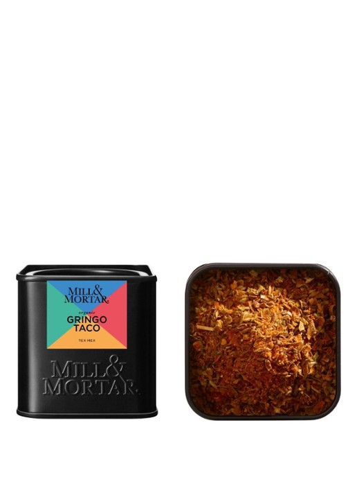 Mill & Mortar Gringo Taco TexMex kruidenmix 55 gram - voorkant 2 zwart