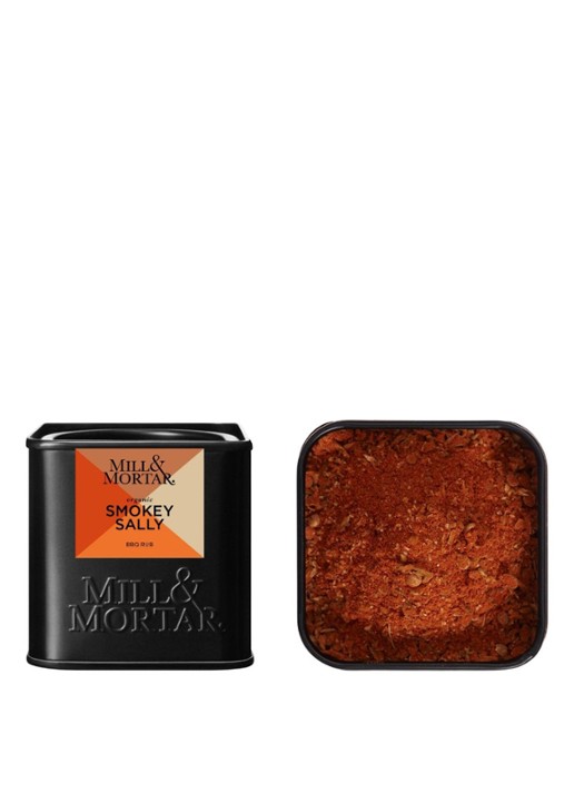 Mill & Mortar Smokey Sally kruidenmix 50 gram - voorkant 2 zwart