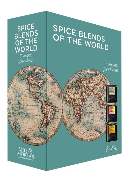 Mill & Mortar Spice Blends of the World kruidenmix in geschenkverpakking 125 gram
