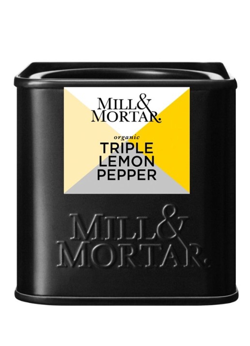 Mill & Mortar Triple Lemon Pepper kruidenmix 50 gram