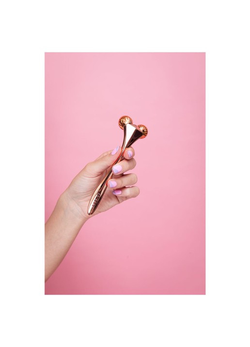 Milu Workout Beauty Tool - gezichtsroller - detail 6 roségoud