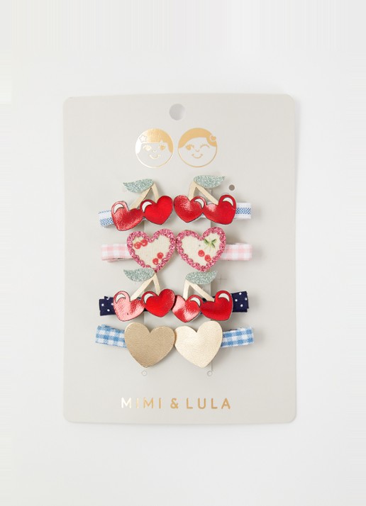 Mimi & Lula Cherries haarelastiekjes in 8-pack