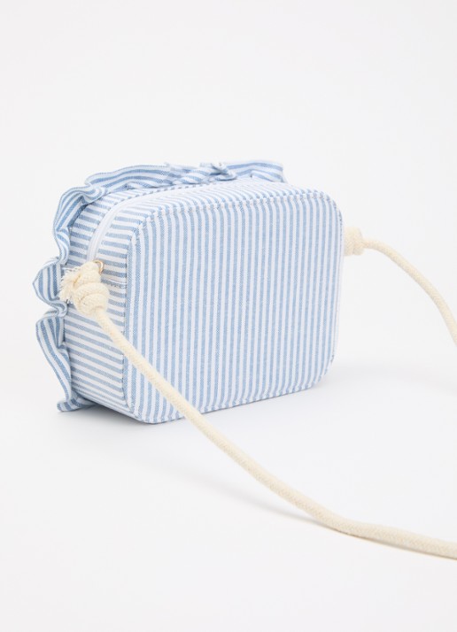 Mimi & Lula Cherry crossbodybag - achterkant blauw
