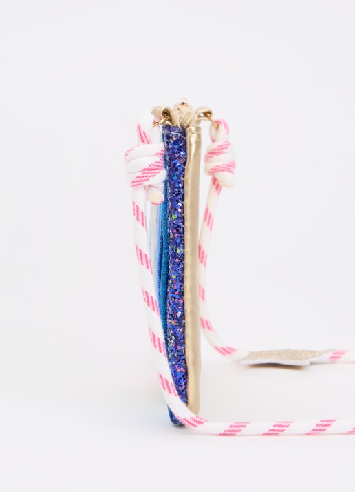 Mimi & Lula Dancing Queen crossbodytas met glitter - detail 4 goud