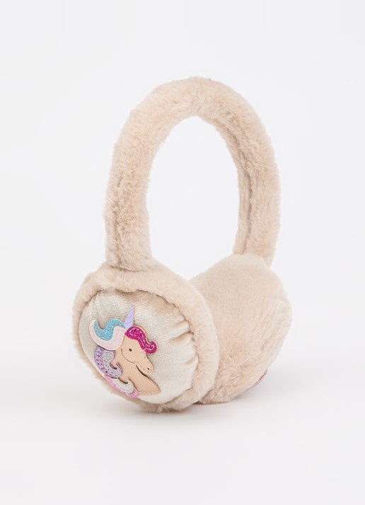 Mimi & Lula Magical Unicorn oorwarmers van imitatiebont