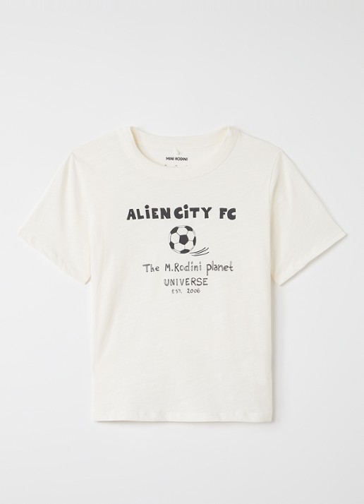 Mini Rodini Alien City T-shirt met print
