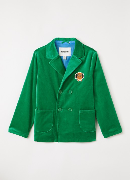 Mini Rodini Doggie blazer met opgestikte zakken