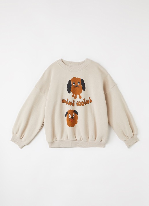 Mini Rodini Doggies sweater met logoprint