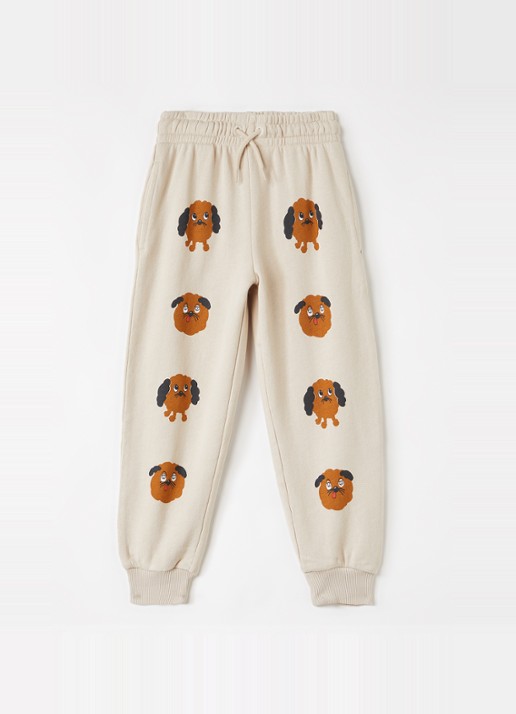 Mini Rodini Doggies tapered fit joggingbroek met print