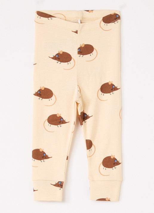 Mini Rodini Elephant Shrew legging met print