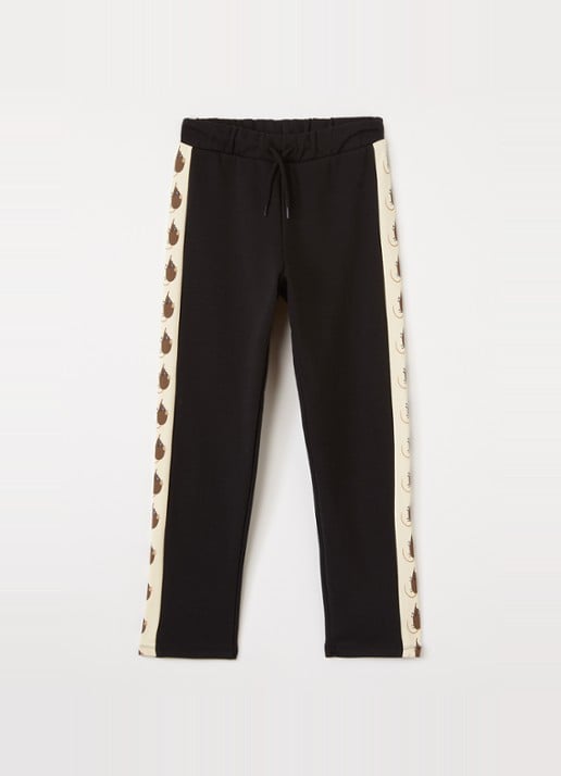 Mini Rodini Elephant Shrew straight fit joggingbroek met trekkoord