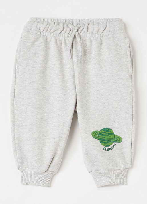 Mini Rodini EMB tapered fit joggingbroek met borduring