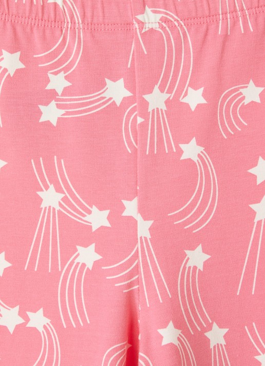 Mini Rodini Flared fit broek met print - detail 3 roze