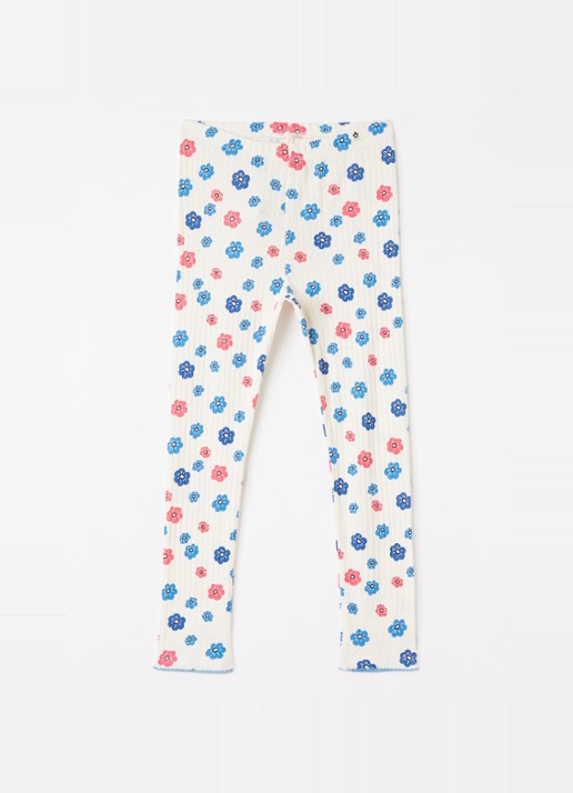 Mini Rodini Flowers legging met bloemenprint