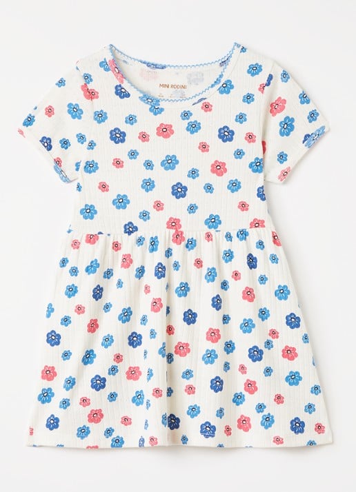 Mini Rodini Jurk met bloemenprint