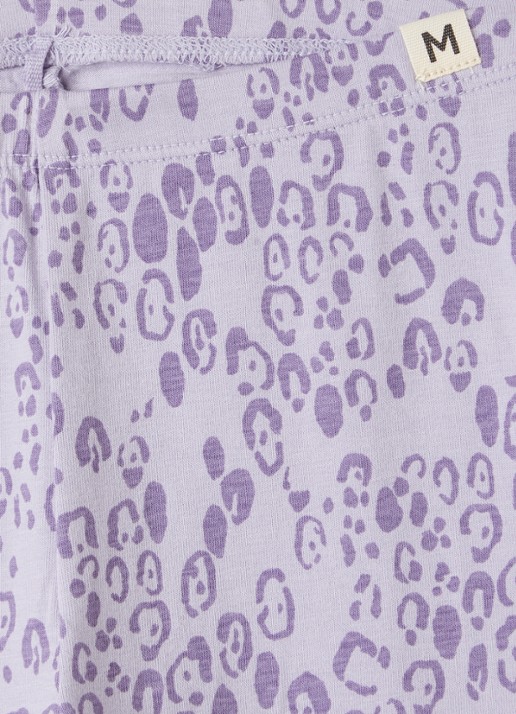 Mini Rodini Legging met panterprint - detail 5 paars