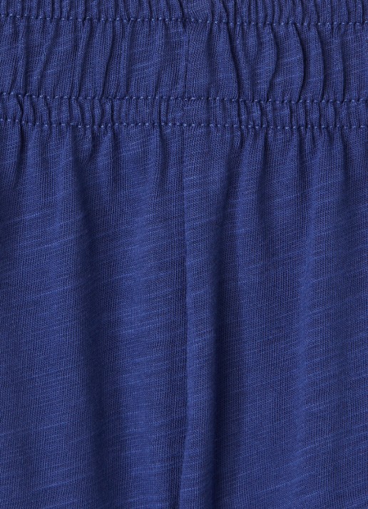 Mini Rodini Loose fit korte broek met borduring - detail 3 blauw