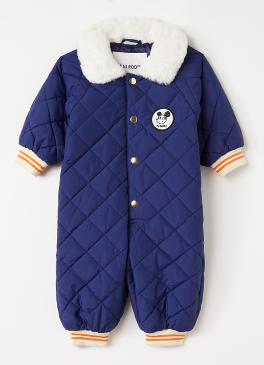 Mini Rodini Ritzratz gewatteerd jack met quilt patroon