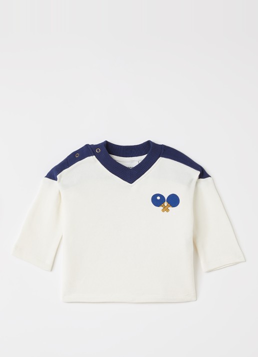 Mini Rodini Sweater met logoprint