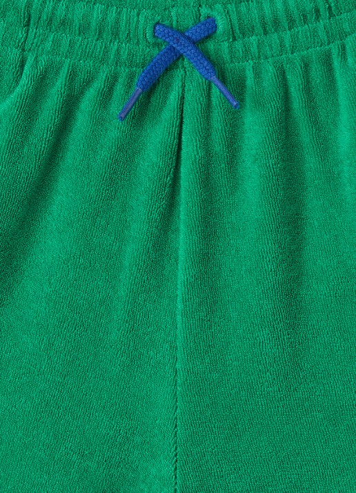 Mini Rodini Table Tennis loose fit korte broek van badstof - detail 3 groen