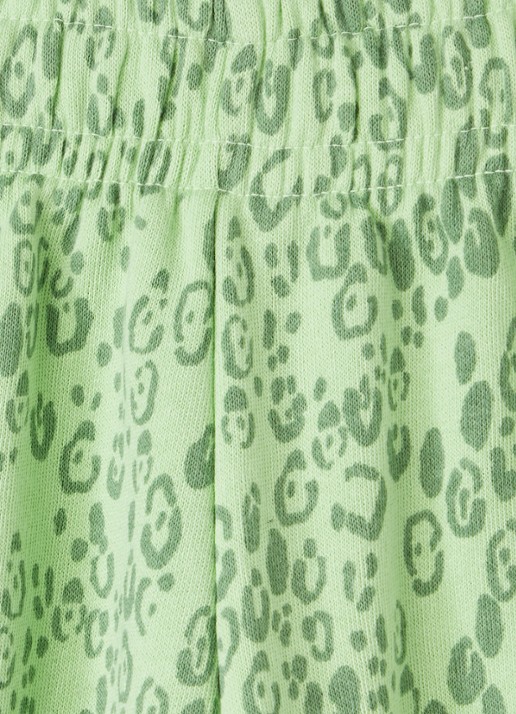 Mini Rodini Tapered fit joggingbroek met print - detail groen