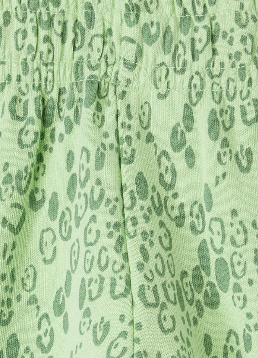 Mini Rodini Tapered fit joggingbroek met print - detail 2 groen