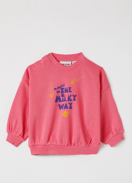 Mini Rodini The Milky Way sweater met print