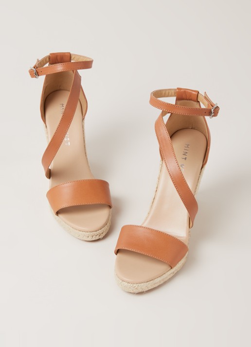 Mint Velvet Daisy sleehak van geitenleer - detail 4 bruin