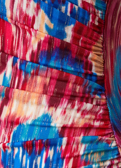 Miraclesuit Ikat Dorado Siren corrigerend badpak met beugelondersteuning - detail 3 kersenrood