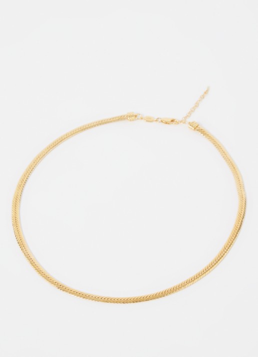 Missoma Camail ketting verguld - detail goud