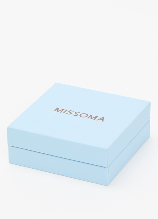 Missoma Lucy Williams T-Bar ketting verguld - detail 4 goud