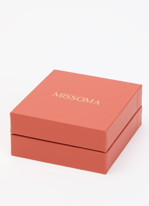 Missoma Markgong Bow ring - detail 2 goud