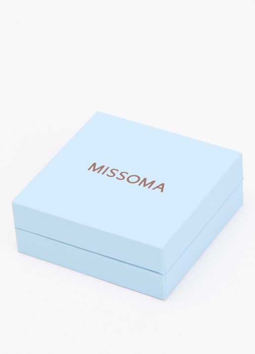Missoma Markgong ketting verguld - detail 4 goud