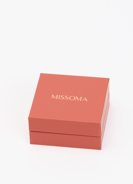 Missoma Markgong oorringen verguld - detail 3 goud