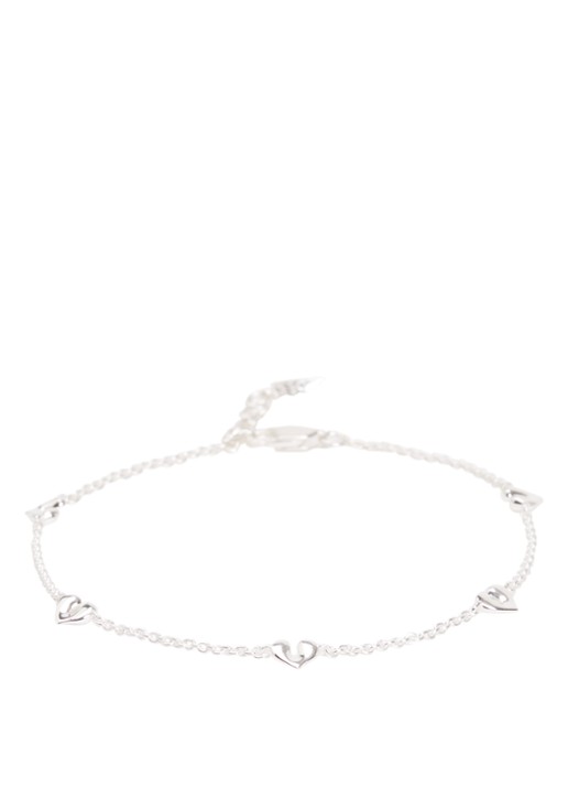 Missoma Molten Heart Mini armband van zilver