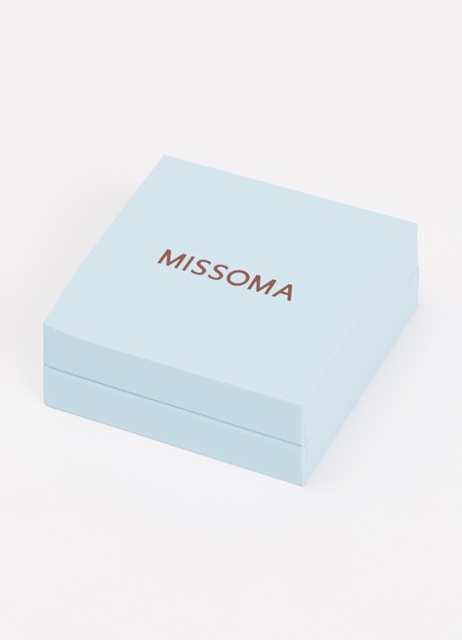 Missoma Molten Heart Mini armband verguld - detail 2 goud