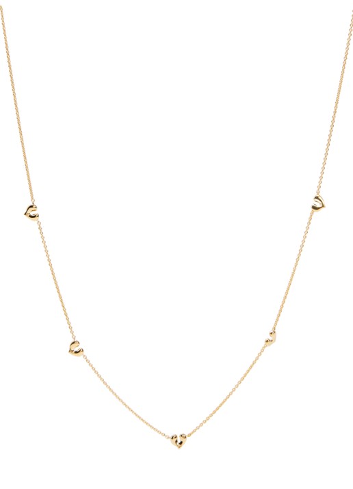 Missoma Molten Heart Mini ketting met verguld